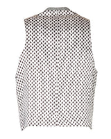 Vintage 70s Grey Herringbone Waistcoat - M