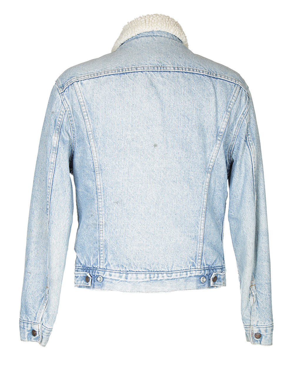 Vintage 80s Levi's Blue Sherpa Lined Denim Jacket - M