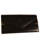 Louis Quatorze Black Leather Purse