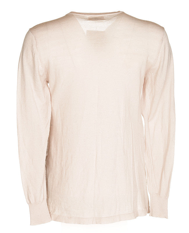 Lanvin Cream &amp; White Lace Jumper - S