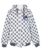 NHL White Bomber Hoodie - S