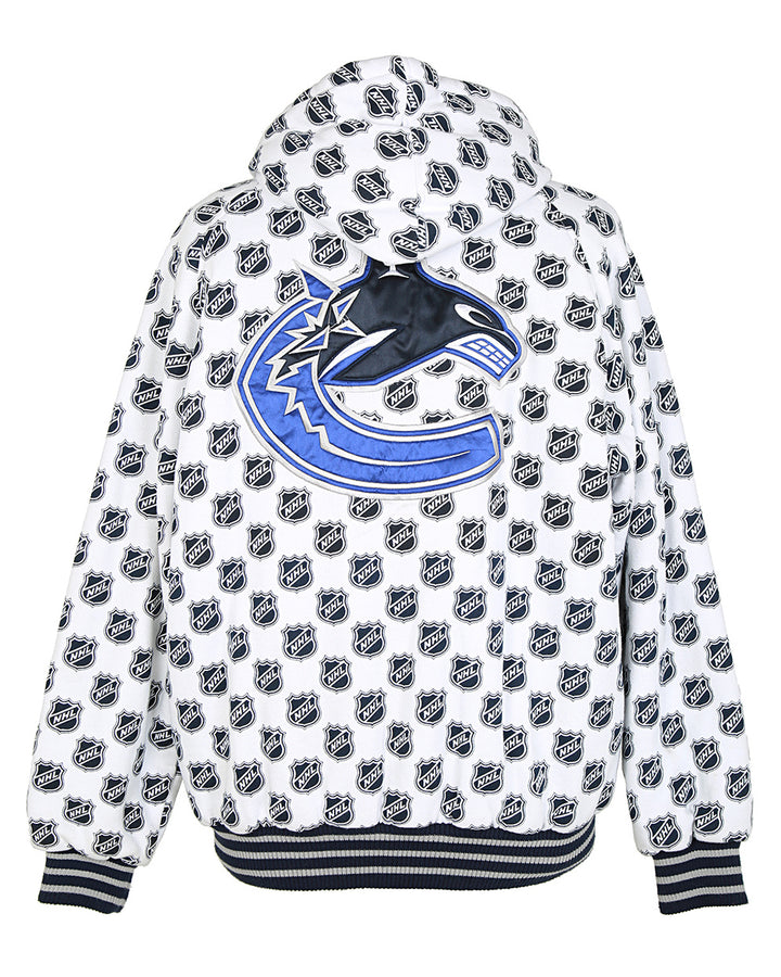 NHL White Bomber Hoodie - S