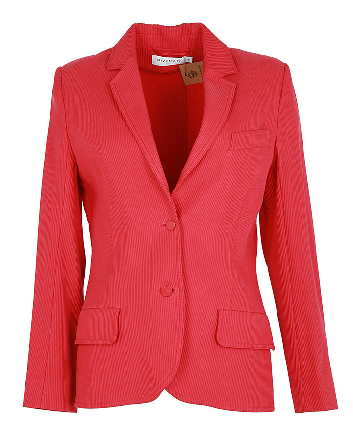 Givenchy Pink Ribbed Blazer - M