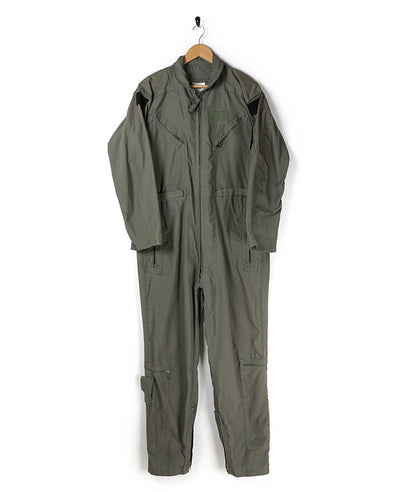 90'S VINTAGE US AIR FORCE CWU-27/P FLIGHT SUIT COVERALLS - MEDIUM