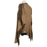 Native American Brown Leather Tunic - S