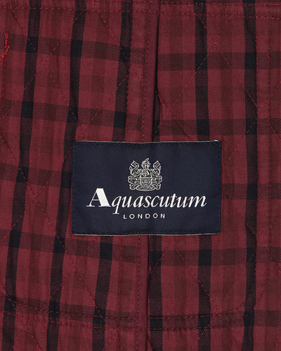 Aquascutum Red Quilted Jacket - XS