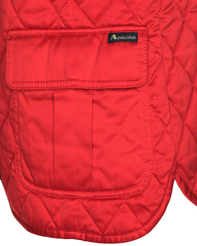 Aquascutum Red Quilted Jacket - XS