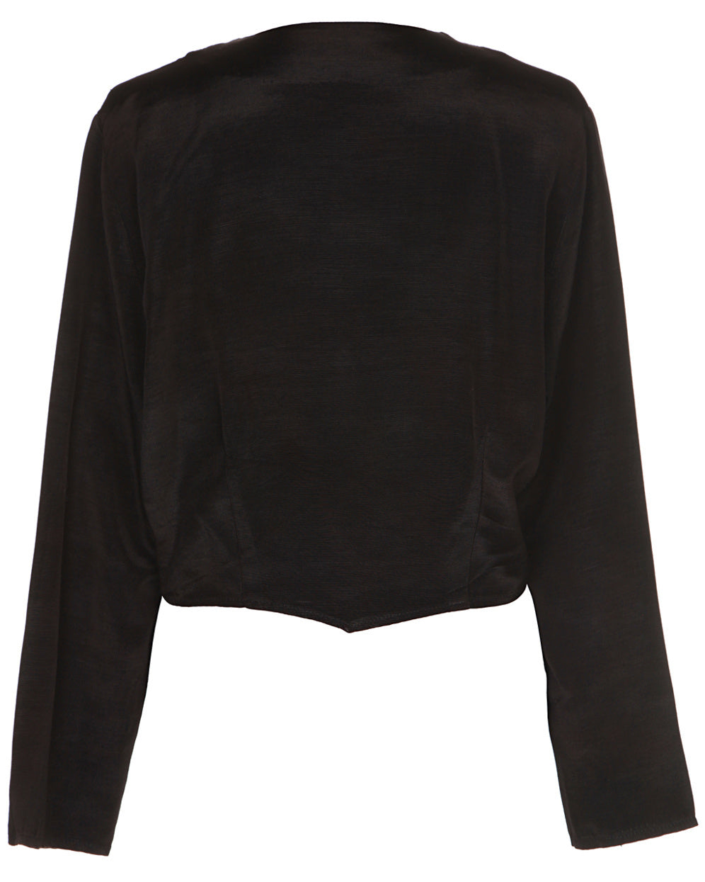 50s Black Boutique Evening Jacket - L