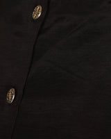 50s Black Boutique Evening Jacket - L