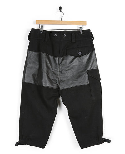 Black Wool Hunting Trousers - W36
