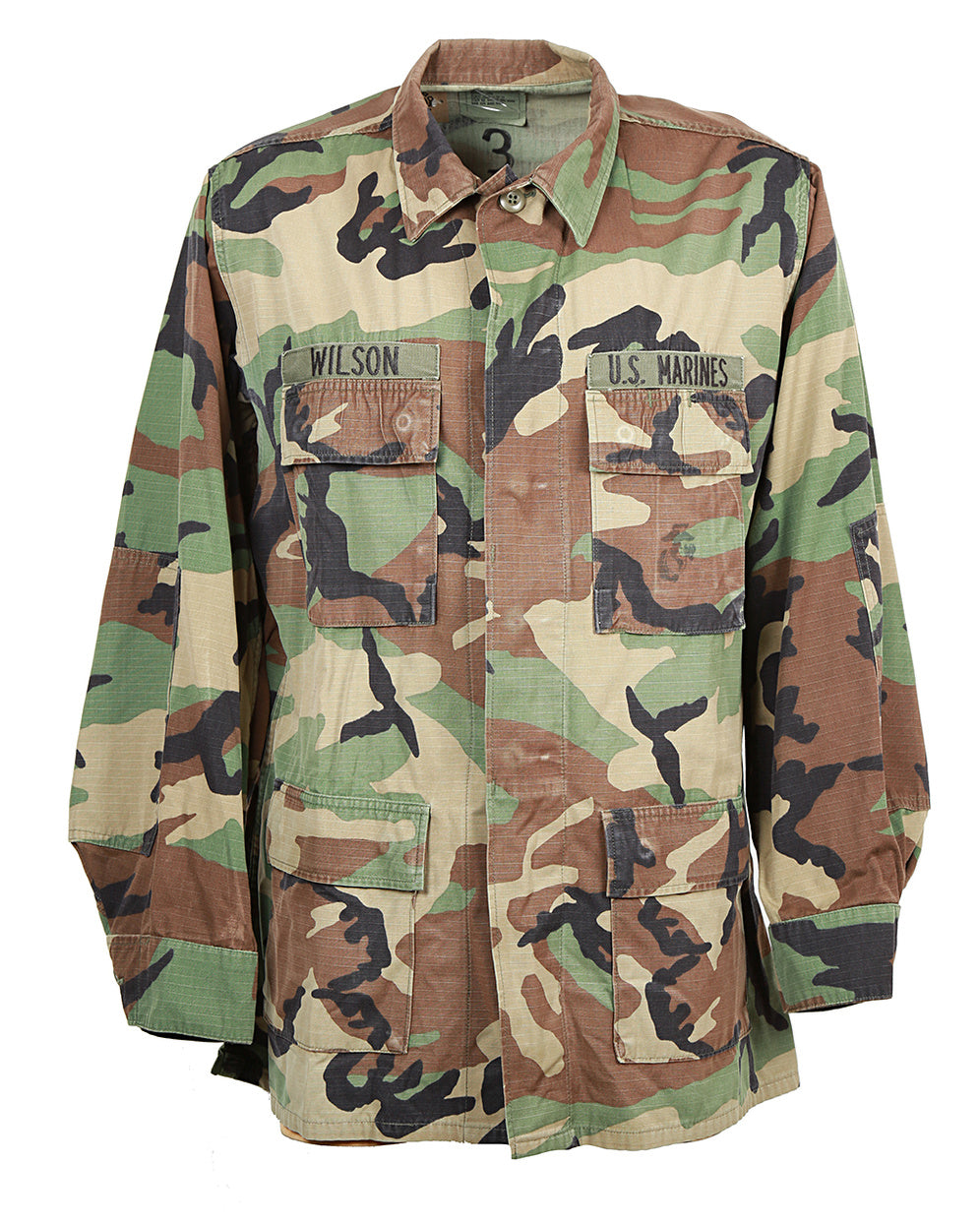 US Marine Corps Woodland Camouflage Field Jacket - M