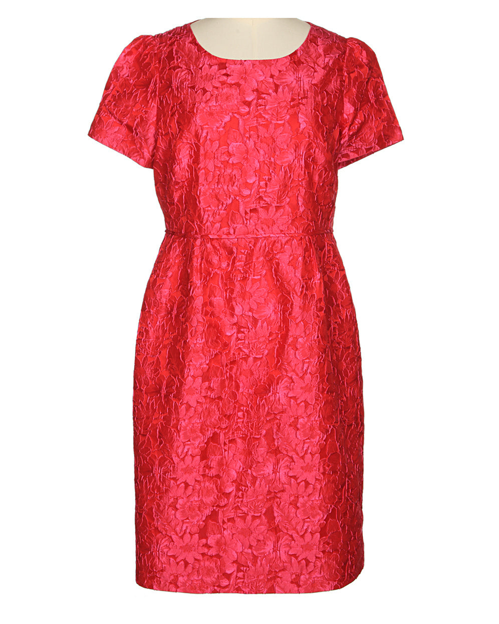 J Crew Pink Midi Dress - M