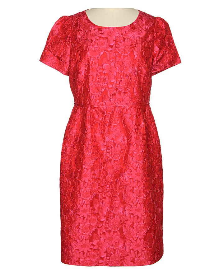 J Crew Pink Midi Dress - M