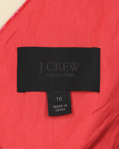 J Crew Pink Midi Dress - M