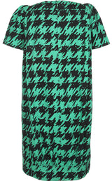 Marc by Marc Jacobs Green Houndstooth Dress - M