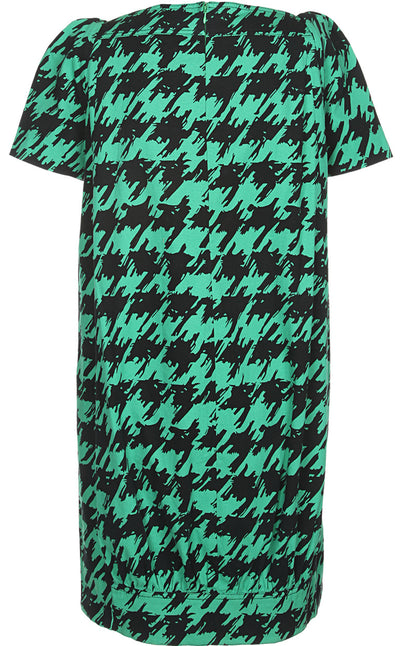 Marc by Marc Jacobs Green Houndstooth Dress - M