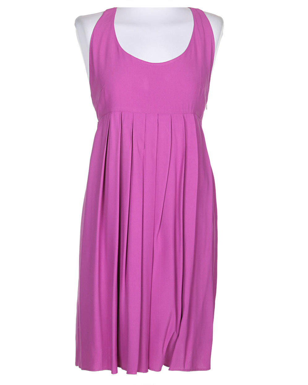 Versace Fuchsia Sleeveless Mini Dress - S