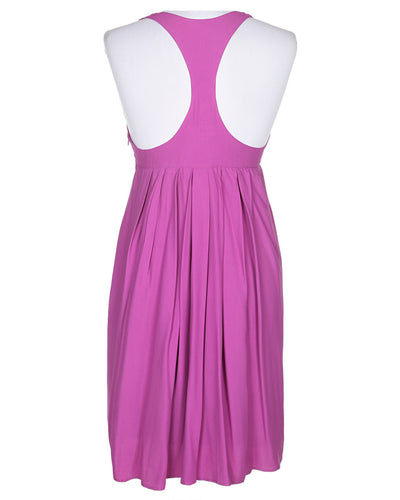 Versace Fuchsia Sleeveless Mini Dress - S
