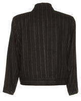 90s Emanuel Ungaro Grey Pinstripe Jacket - M
