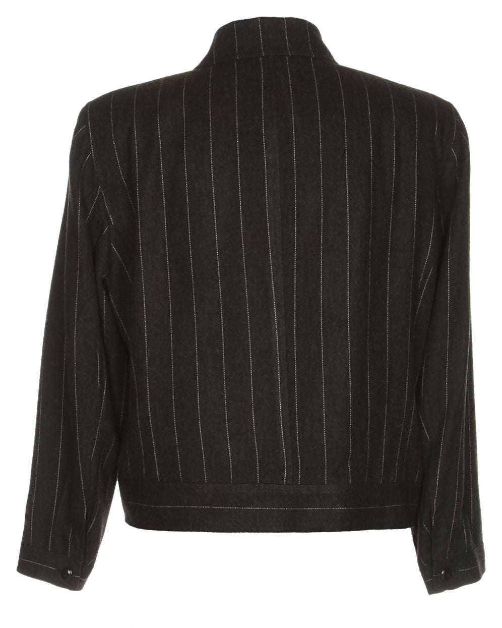 90s Emanuel Ungaro Grey Pinstripe Jacket - M