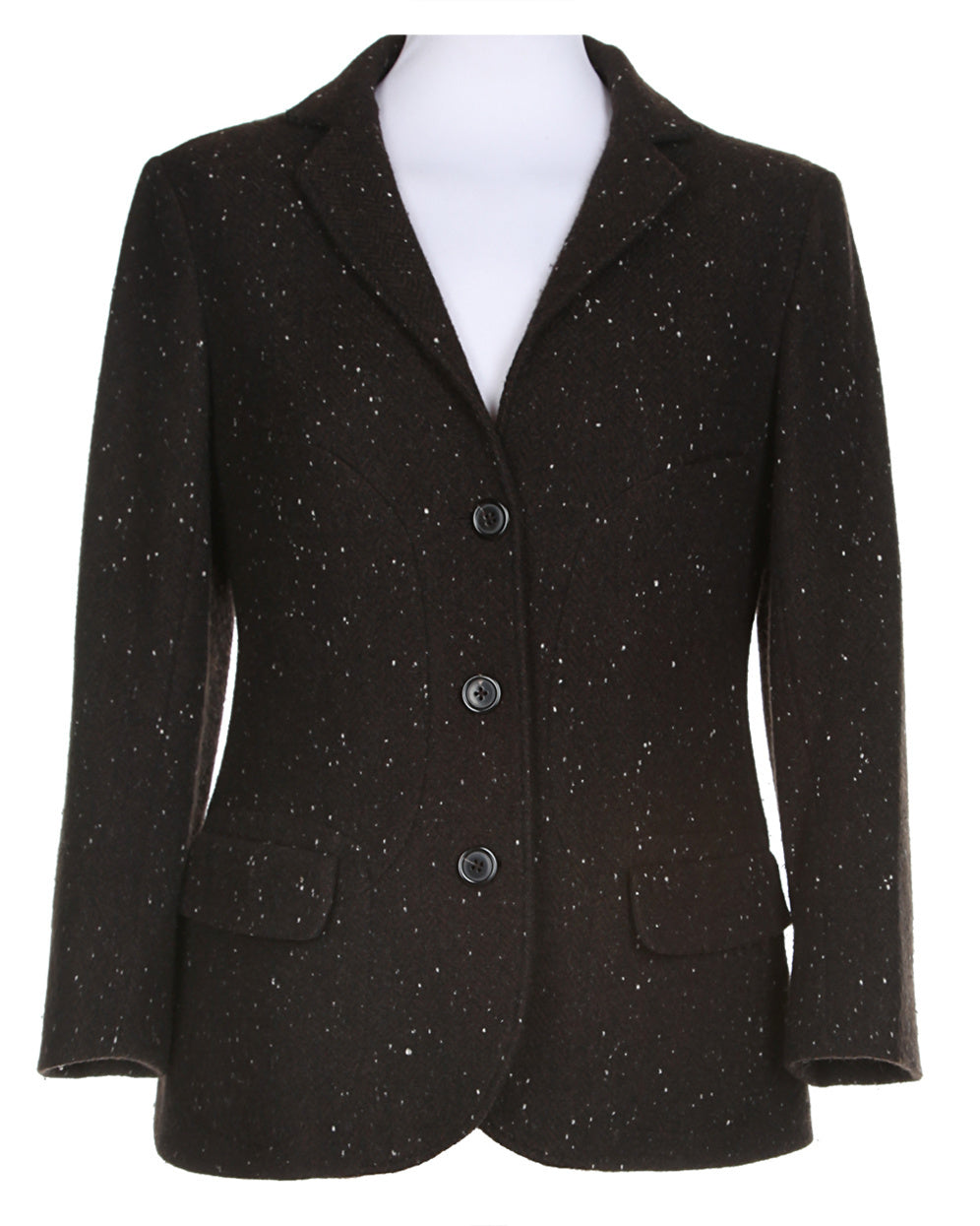 Jil Sander Black Tweed Jacket - M