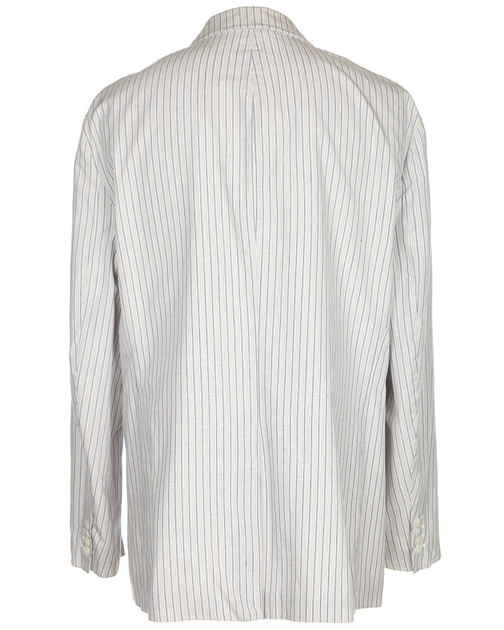 Ralph Lauren Grey & Blue Striped Patterned Jacket - XL