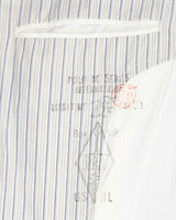 Ralph Lauren Grey &amp; Blue Striped Patterned Jacket - XL