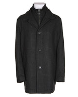 Hugo Boss Lambswool Grey Overcoat – XXL
