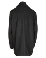 Hugo Boss Lambswool Grey Overcoat – XXL