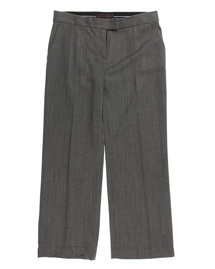 Stella McCartney Black & White Casual Trousers - 34W