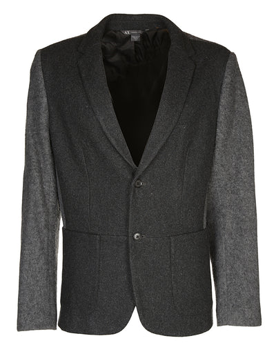 Armani Exchange Two-Tone Grey Blazer Jacket - S