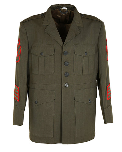 1990s Vintage USMC Marines Gunny Sgt Dress Jacket - Large