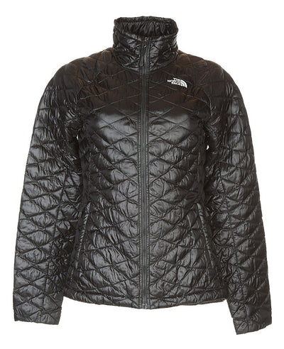 North Face Black Quilted Jacket - S