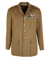Stunning 1950s Swedish Army Highly Decorated Dress Tunic Jacket - Medium