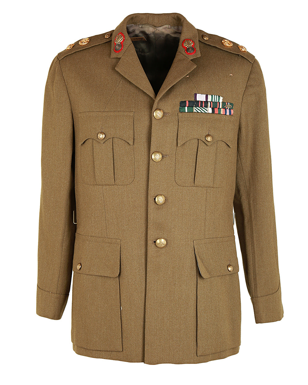 Stunning 1950s Swedish Army Highly Decorated Dress Tunic Jacket - Medium