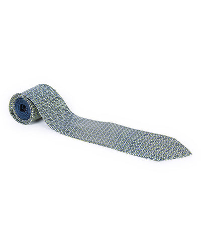 Tommy Hilfiger Blue Patterned Silk Tie