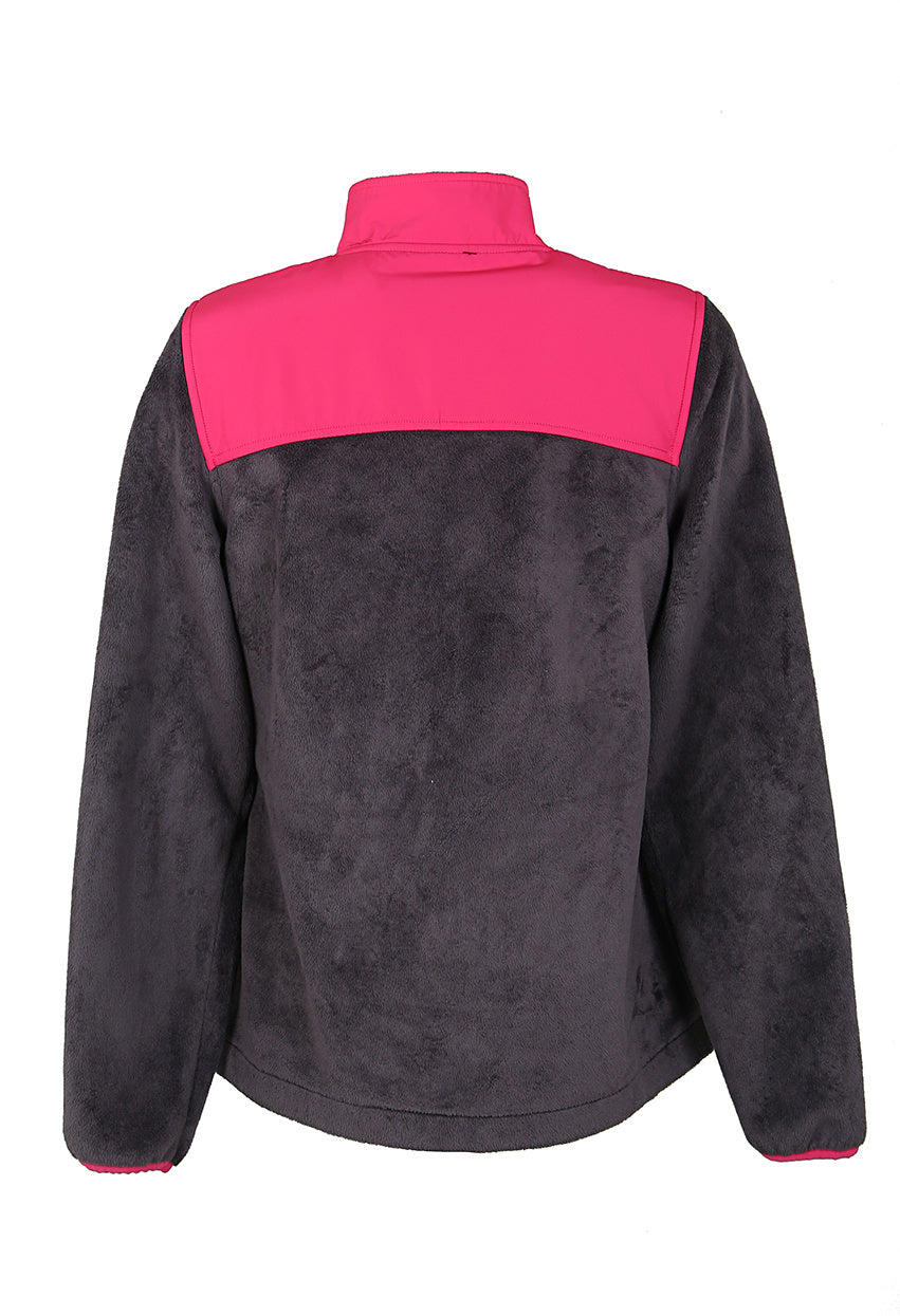 Fila Grey &amp; Pink Ski Fleece - M