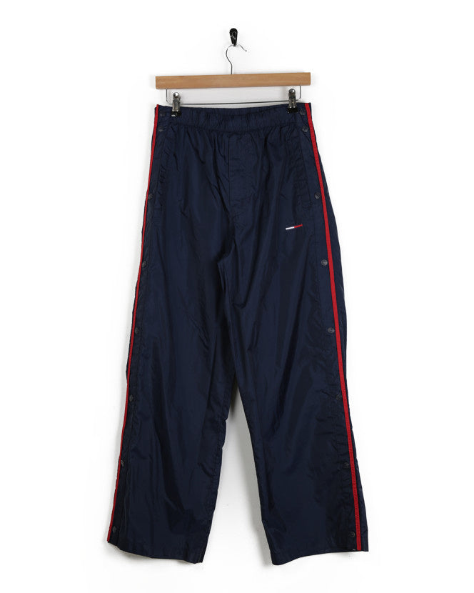 90s Tommy Hilfiger Navy Blue Tracksuit Trousers - W28 L30