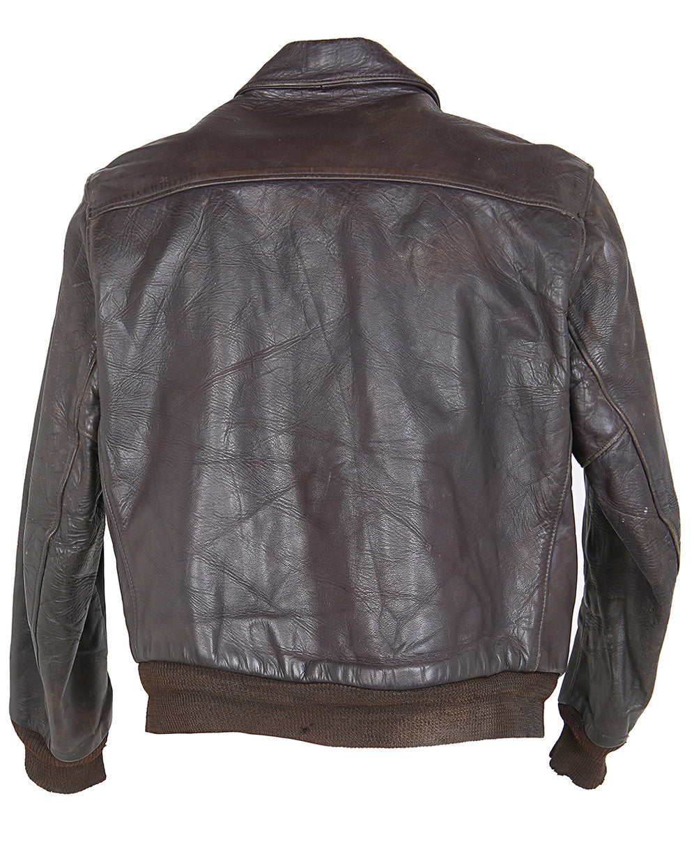 Rare Vintage 40's United Sportswear Steerhide Leather Jacket - M