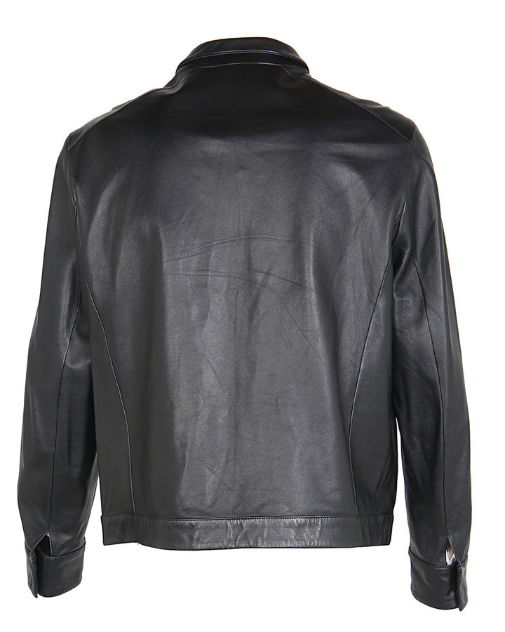Bally Black Leather Jacket - S