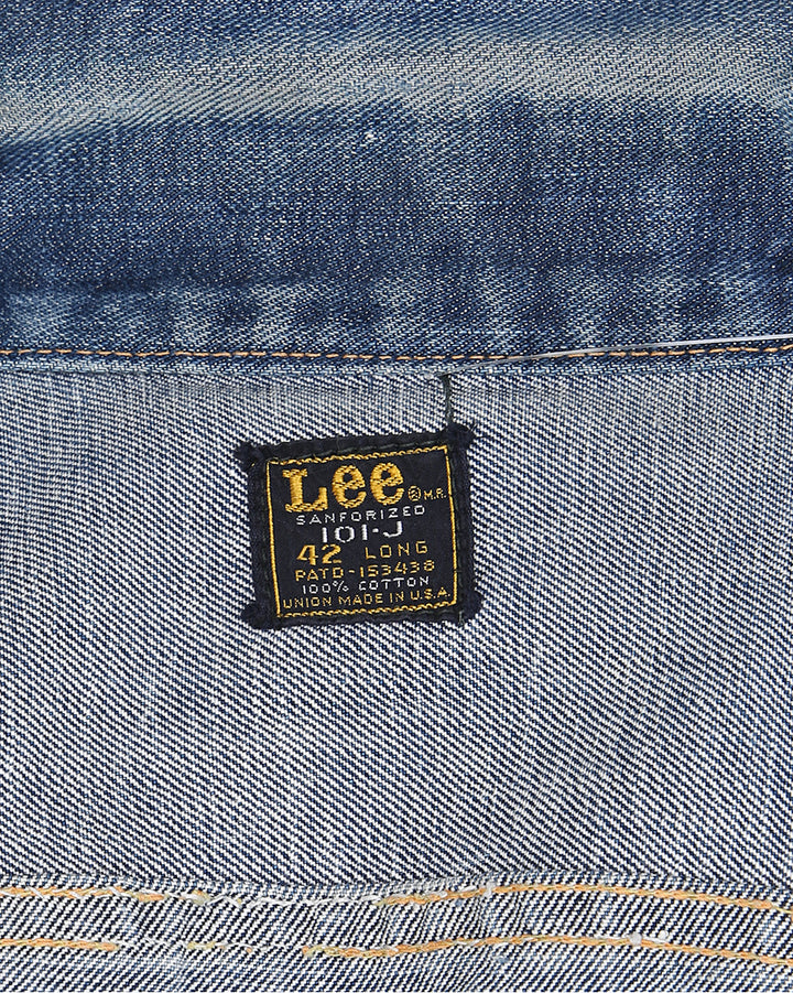 60s Lee 101-J Rider Indigo Denim Jacket - M