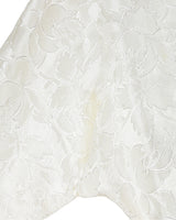 50s Cream Long Sleeve Bridal Dress - XS