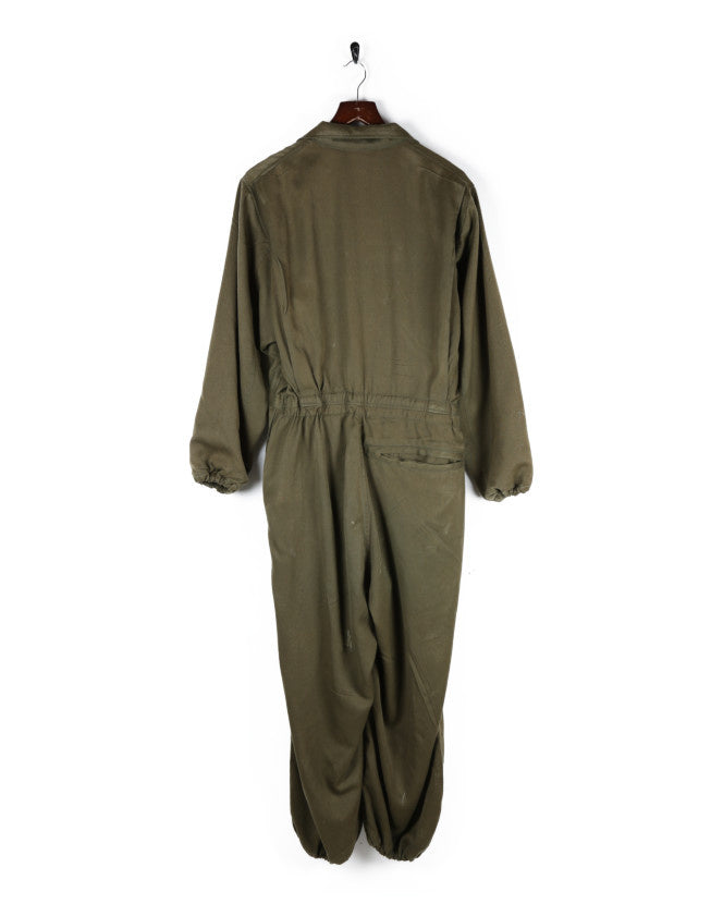 1980s Vintage US Army Cold Weather armoured vehicle crewman tanker coveralls w/ liner- L