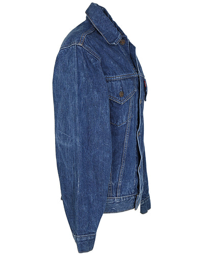 Vintage 60's Levis Blue Big E Denim Trucker Jacket - XXS