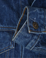 Vintage 60's Levis Blue Big E Denim Trucker Jacket - XXS