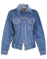 Vintage 1960s Levi's Big E Blue Denim Trucker Jacket - XS