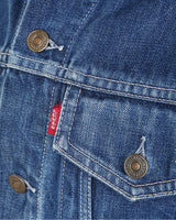 Vintage 1960s Levi's Big E Blue Denim Trucker Jacket - XS