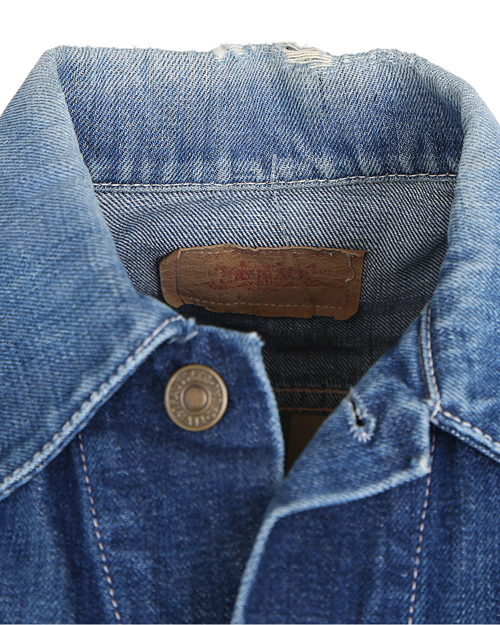 Vintage 1960s Levi's Big E Blue Denim Trucker Jacket - XS