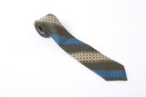 80s Christian Dior Green Silk Tie