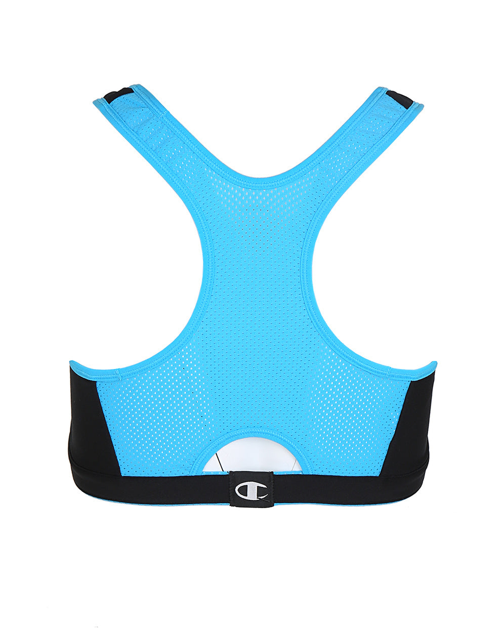 Champion Black & Blue Cropped Sports Top - S